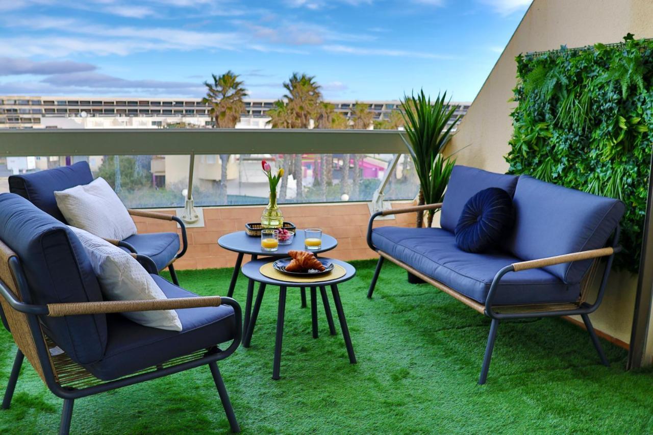 'Cap Confession' - Naturiste - Sea View - Beach - Parking -Air Conditionaire แอกด์ ภายนอก รูปภาพ